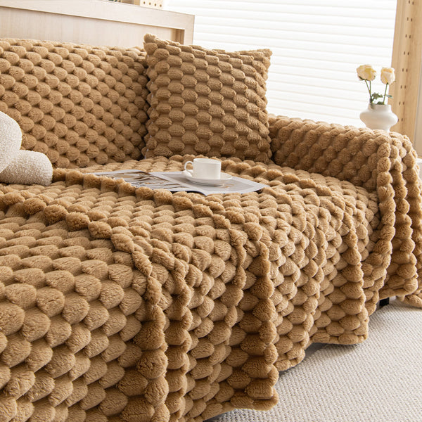 Capa de Sofá Cozy Chic Pet-Friendly Instalação Rápida Multiuso