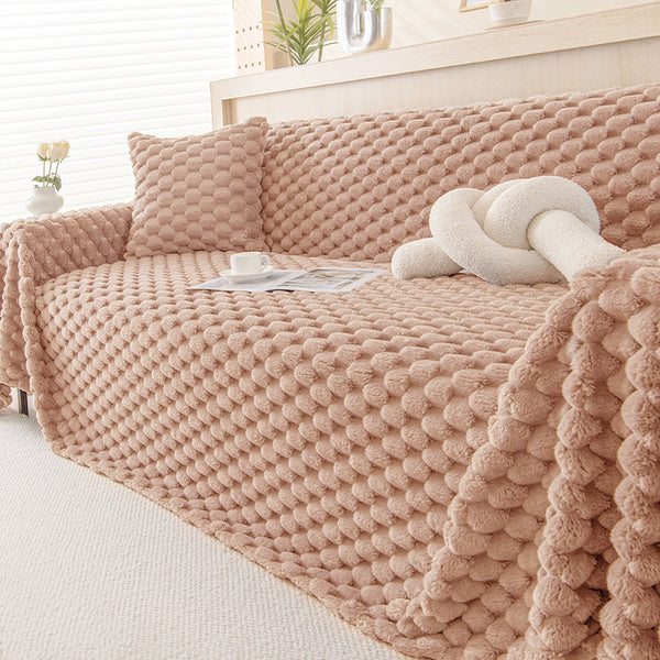 Capa de Sofá Cozy Chic Pet-Friendly Instalação Rápida Multiuso