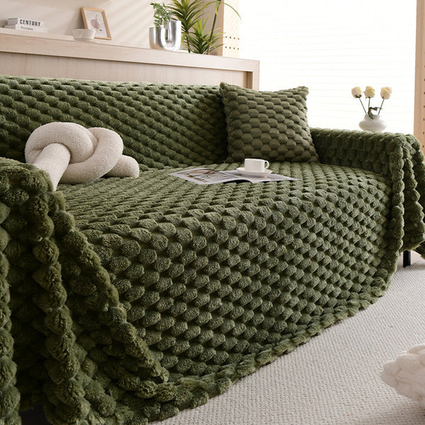 Capa de Sofá Cozy Chic Pet-Friendly Instalação Rápida Multiuso