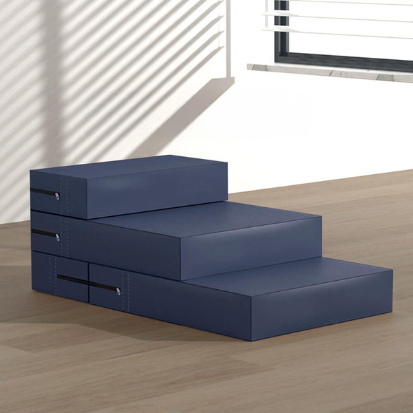 Escada Modular Pet Impermeável Couro PU - 2 a 5 Degraus Ajustáveis