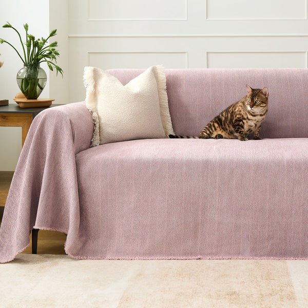 Capa de Sofá Espinha de Peixe Pet-Friendly Durável Premium Best Seller