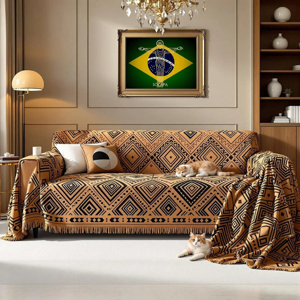 Capa Sofá Elite PetProtect: Luxo Francês com Proteção Total para Pets
