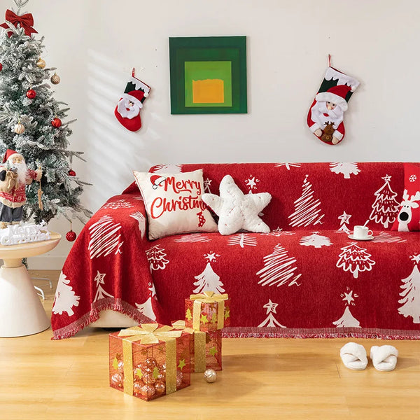 Capa Sofá Natal Premium Dupla Face | Proteção Anti-Pets Limitada