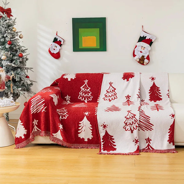 Capa Sofá Natal Premium Dupla Face | Proteção Anti-Pets Limitada