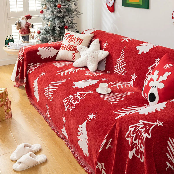Capa Sofá Natal Premium Dupla Face | Proteção Anti-Pets Limitada