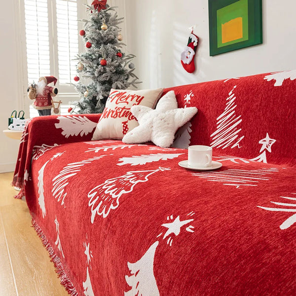 Capa Sofá Natal Premium Dupla Face | Proteção Anti-Pets Limitada