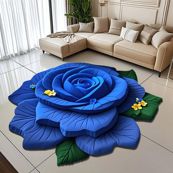 🌹 Transforme Sua Casa com Tapete Flor 3D Ultra Absorvente | 50% OFF Limitado 🌺