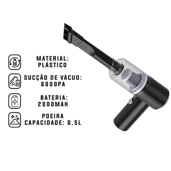 Aspirador de Pelos PetClean Pro™ 4 em 1
