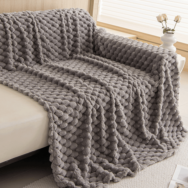 Capa de Sofá Cozy Chic Pet-Friendly Instalação Rápida Multiuso
