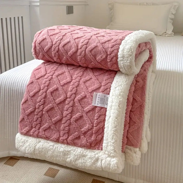 Manta Sherpa Dupla Face Ultra Macia - Snuggle Comfort Premium