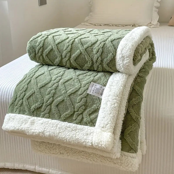 Manta Sherpa Dupla Face Ultra Macia - Snuggle Comfort Premium