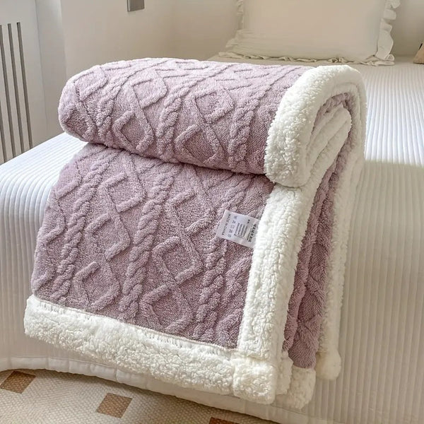 Manta Sherpa Dupla Face Ultra Macia - Snuggle Comfort Premium