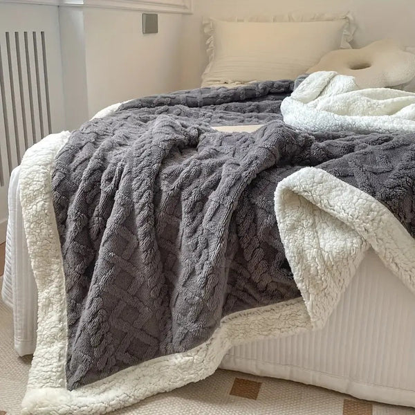 Manta Sherpa Dupla Face Ultra Macia - Snuggle Comfort Premium