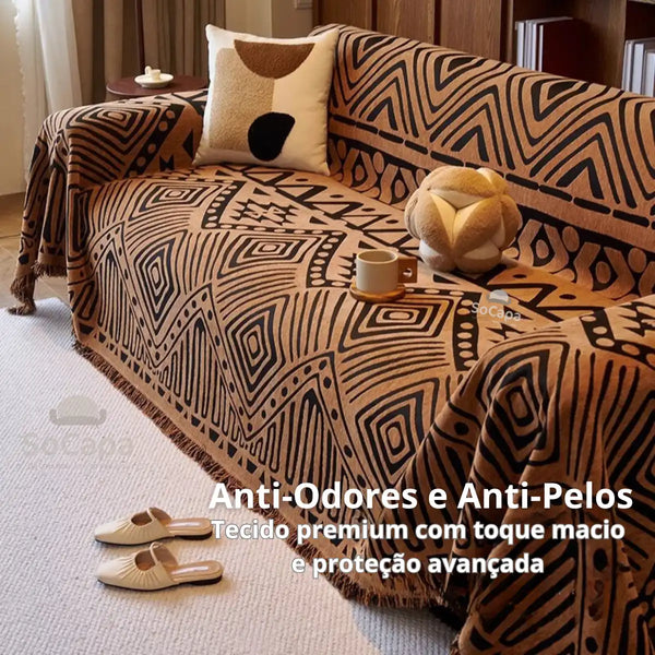 Capa Sofá Elite PetProtect: Luxo Francês com Proteção Total para Pets