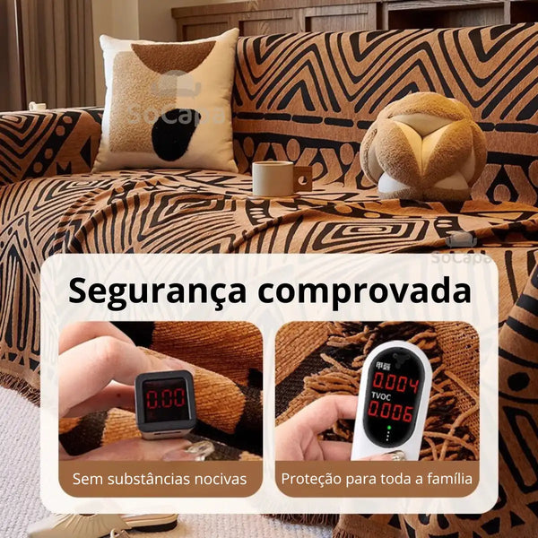 Capa Sofá Elite PetProtect: Luxo Francês com Proteção Total para Pets