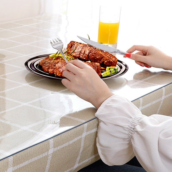 Toalha de Mesa Transparente e Impermeável 1mm PVC - Socapa Brasil