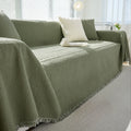Capa de Sofá Chenille Inverno Aconchegante Pet-Friendly Anti-Rugas