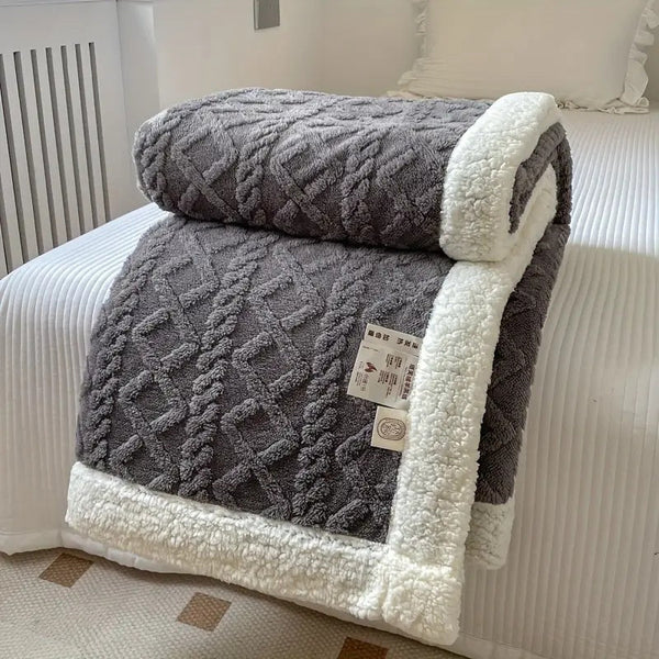 Manta Sherpa Dupla Face Ultra Macia - Snuggle Comfort Premium