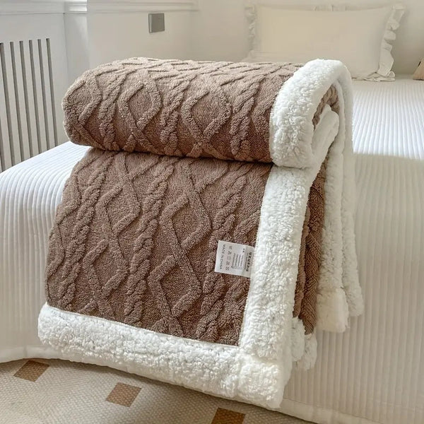 Manta Sherpa Dupla Face Ultra Macia - Snuggle Comfort Premium