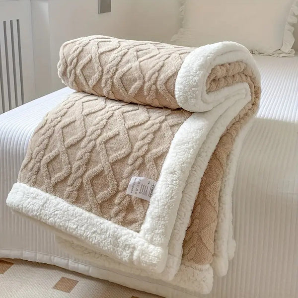 Manta Sherpa Dupla Face Ultra Macia - Snuggle Comfort Premium