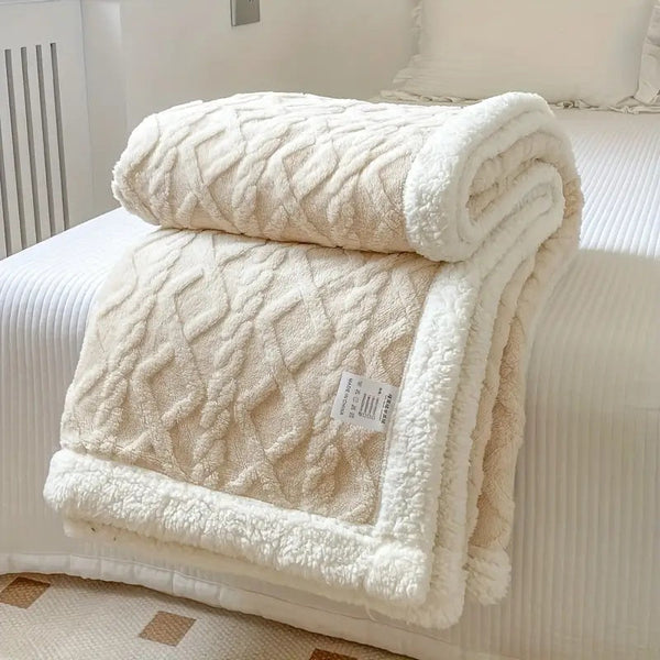 Manta Sherpa Dupla Face Ultra Macia - Snuggle Comfort Premium