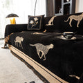 Capa de Sofá Anti Pets SafariLux™ | Design Leopardo Premium | Proteção Total 5 em 1
